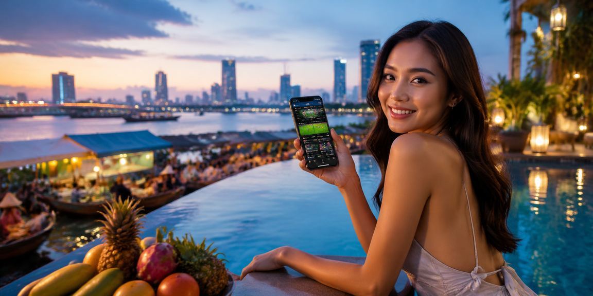 Người dùng Sài Gòn theo dõi kết quả cá cược thể thao trên điện thoại